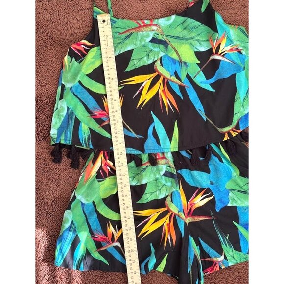 A.N.A Romper Jumpsuit Size Small, Sleeveless, Multicolored - Picture 6 of 9